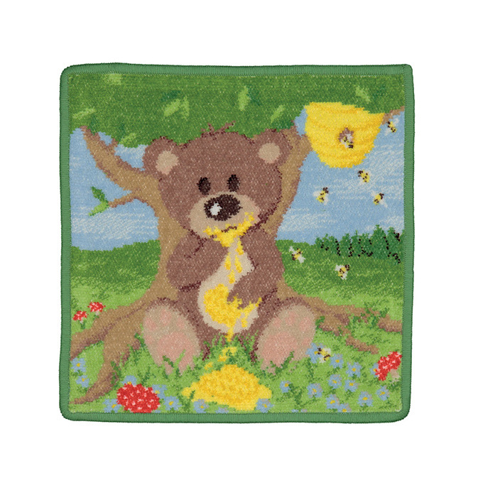 蜂蜜熊面巾(25x25)